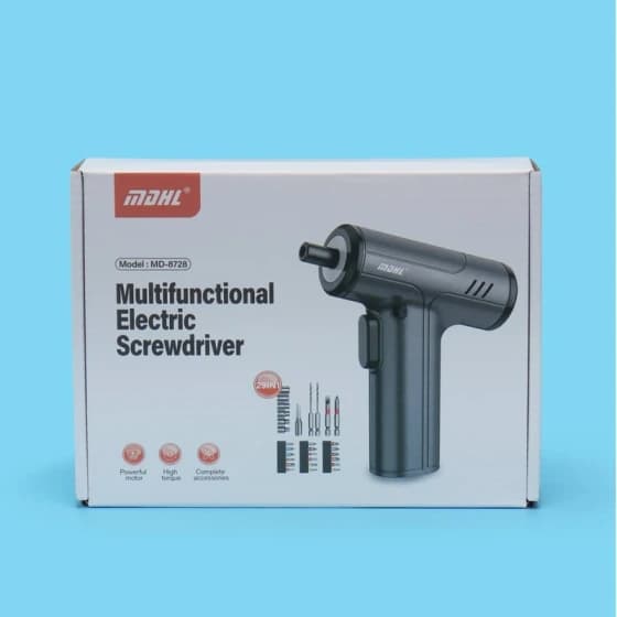 پیچ گوشتی شارژی ام دی اچ ال مدل MD-8728 مجموعه 30 عددی — تصویر ۸