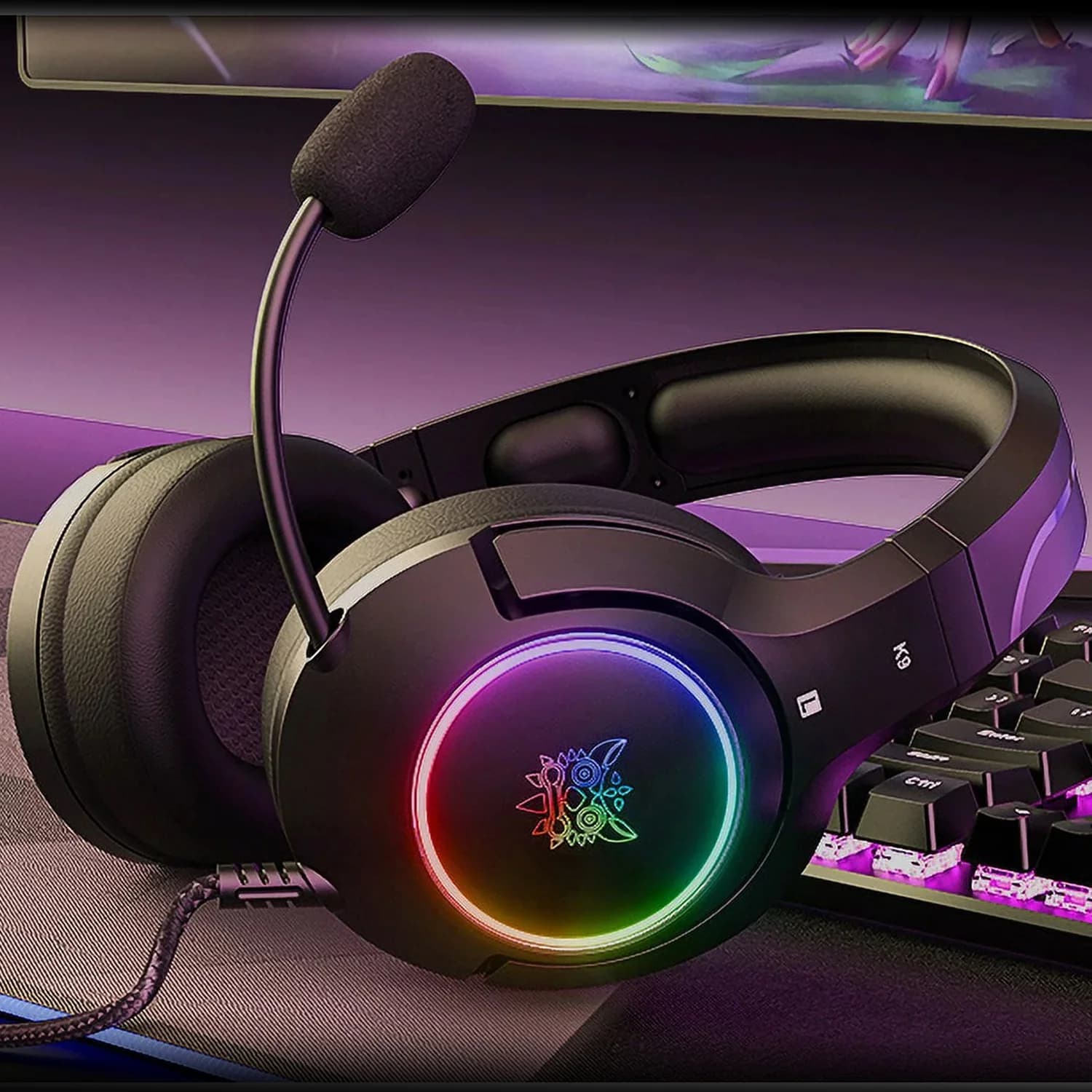 هدست اونیکوما مدل K9 RGB — تصویر ۴
