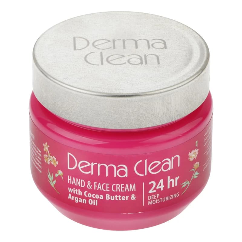 کرم مرطوب‌کننده دست و صورت درماکلین مدل Cocoa Butter مناسب برای انواع پوست حجم 250 میلی‌لیتر — تصویر ۶