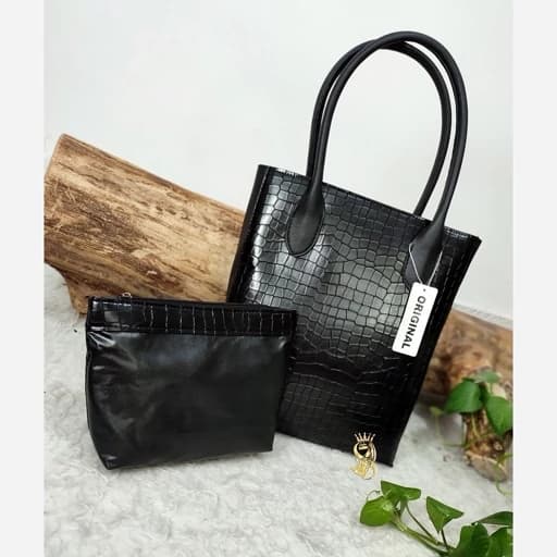 کیف دوقلو زنانه چرم صنعتی