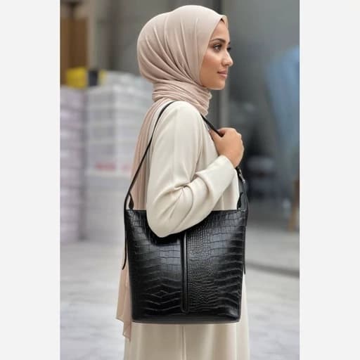 کیف زنانه چرم طبیعی طرح آناهیتا چرم گواشیر — تصویر ۲