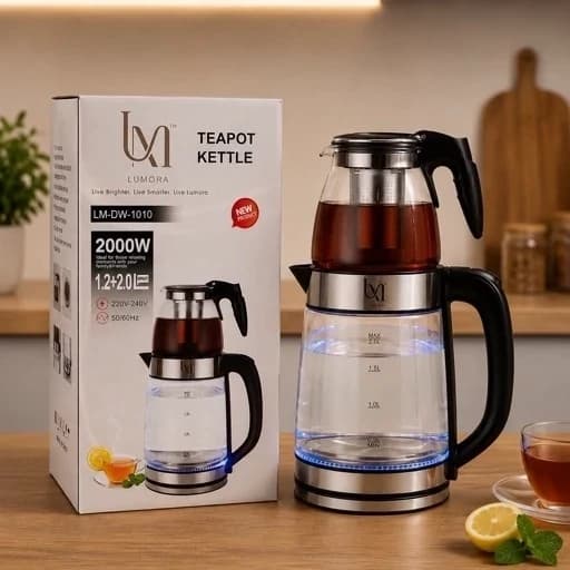 چایی ساز روهمی فیلیپس 2 لیتری + قوری 1.2 لیتری با گارانتی