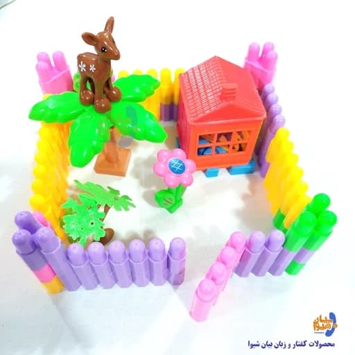 اسباب بازی لگو فشنگی مزرعه پرهام (سایز متوسط) مناسب بچه های بالای 3 سال — تصویر ۲