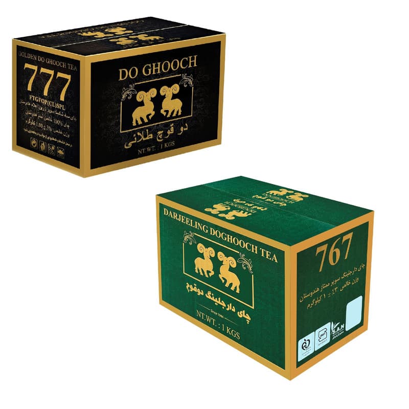 چای سیاه دو قوچ - 2000 گرم بسته 2 عددی — تصویر ۵