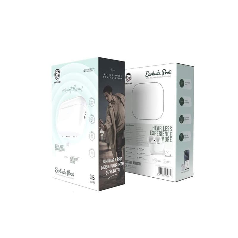 هدفون بلوتوثی گرین لاین مدل earbuds pro 2 کد ANC — تصویر ۵