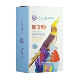 غذای آجیلی عروس هلندی و طوطی های کوچک اوشکایا مدل Nuts Mix وزن 1 کیلوگرم — تصویر ۳