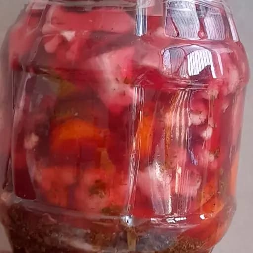 ترشی مخلوط قرمز 700 گرمی — تصویر ۲