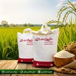 برنج طارم هاشمی خوشه سان باارسال رایگان (10کیلوگرم) — تصویر ۳