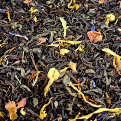 چای مراکشی اصل اکبر 100گرم با عطر و طعم میوه های استوایی شاه چای مراکشی چای بهشت
