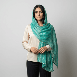 شال ابریشم زنانه مدل نلی با طول و عرض 70*180 سانتی‌متر