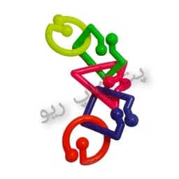 اسباب بازی پرنده مدل آویز حلقه های رنگی، پت شاپ ریو — تصویر ۳