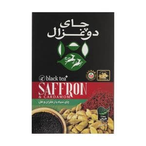 چای سیاه با زعفران و هل دوغزال - 400 گرم