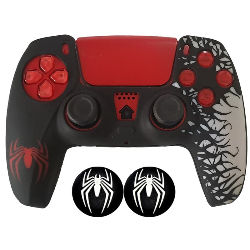 محافظ دسته بازی پلی استیشن 5 مدل Spider PS5511 به همراه روکش آنالوگ — تصویر ۳