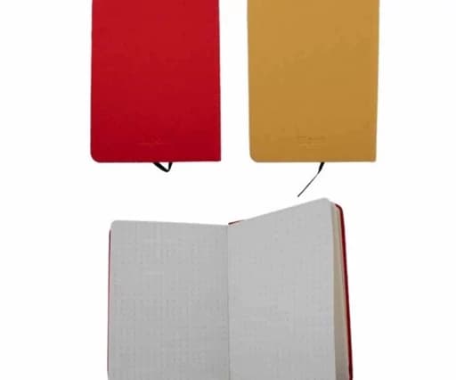 دفترچه یادداشت 80برگ نقطه چین سایز 11 در 15 ته دوخت جلدگالینگور الیپون کد 68101