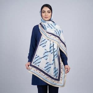 شال زنانه مدل ابریشم خاص مجلسی کد ab398