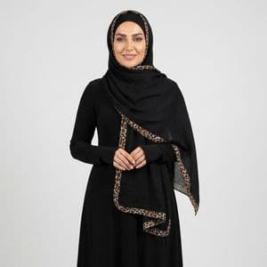 شال زنانه آنالیا مدل نخی چهارفصل دور دوخت کد 9080