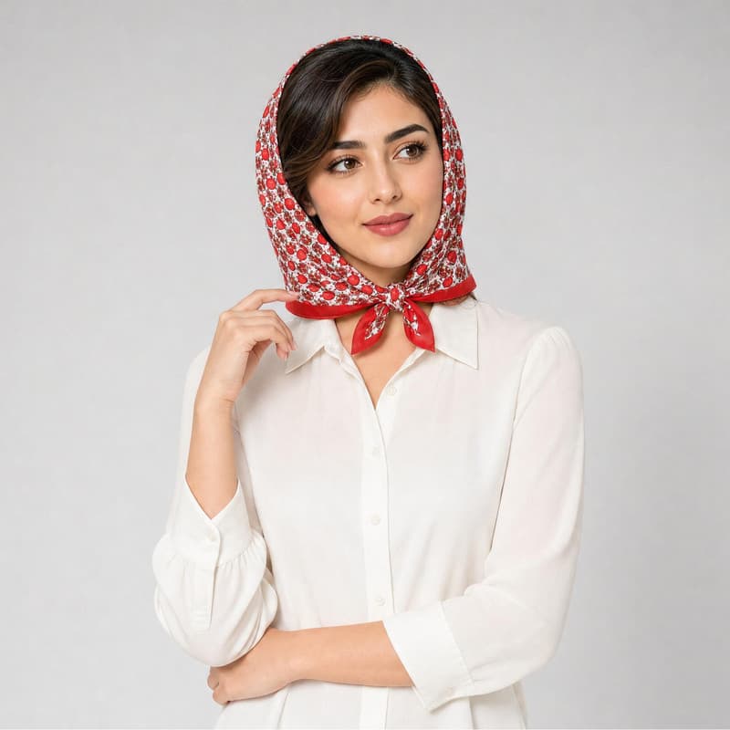 دستمال سر و گردن زنانه مدل 102 — تصویر ۲