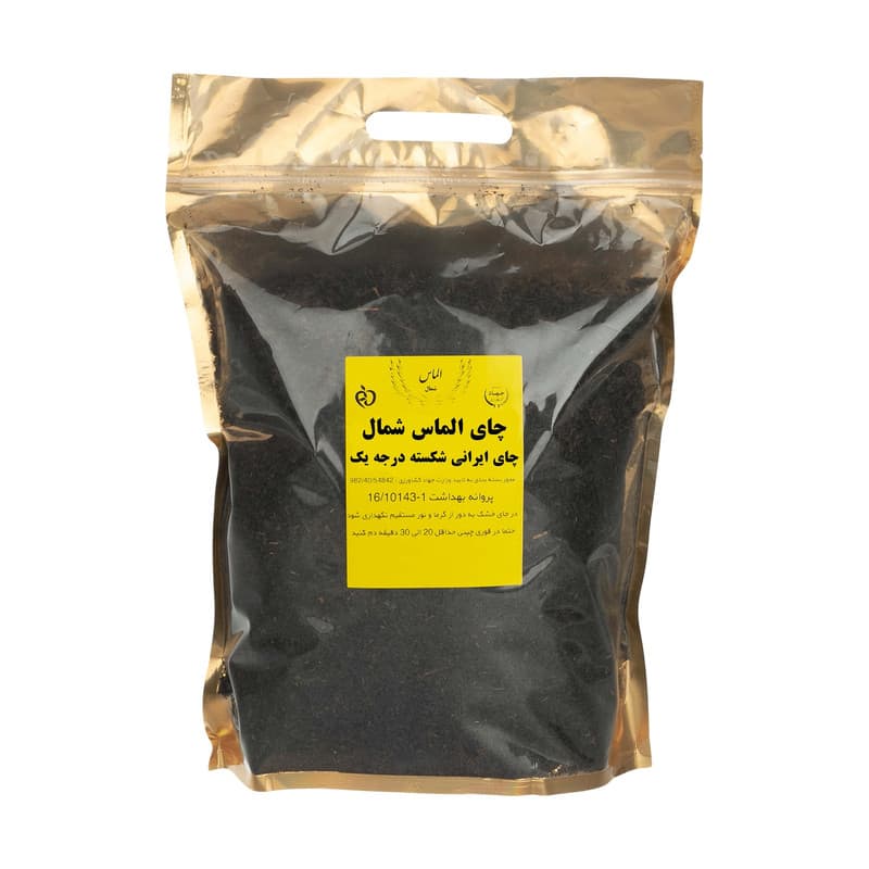چای ایرانی سیاه شکسته الماس شمال - 2000 گرم — تصویر ۳