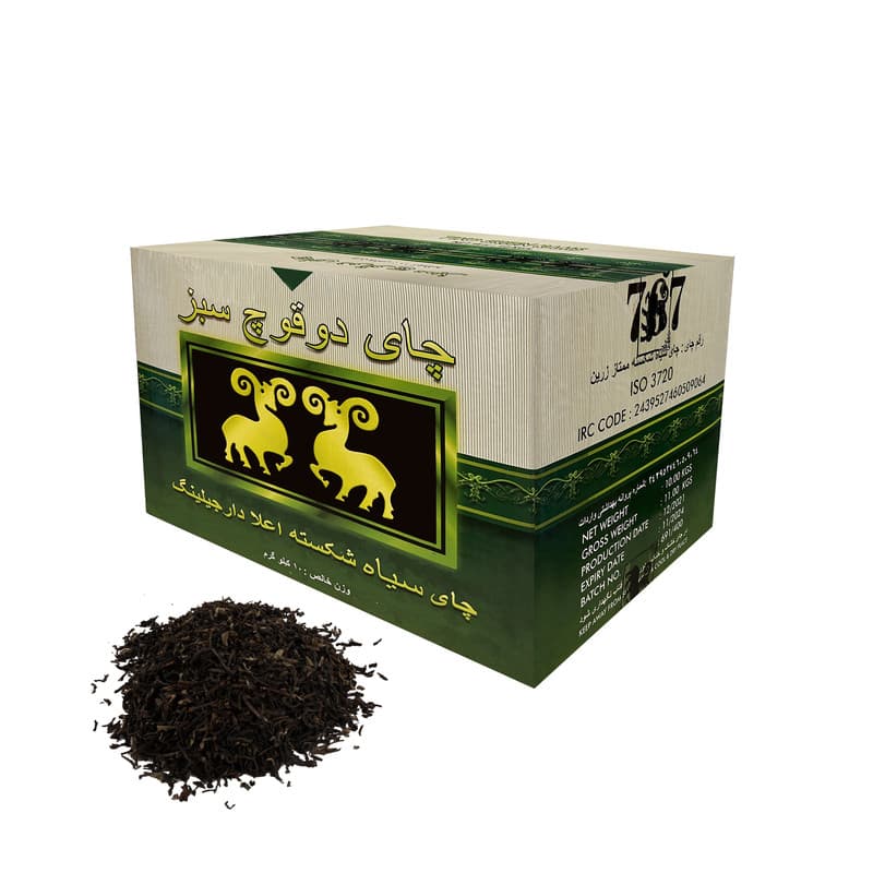 چای دارجلینگ سوپر ممتاز دو قوچ - 10 کیلو گرم — تصویر ۳