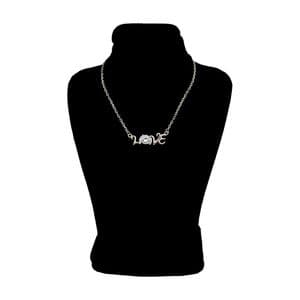 گردنبند نقره زنانه مدل عشق
