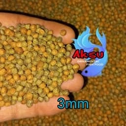 غذای ماهی 3 میل گرانول انرژی بیومار روابی اکسو اسپیرو استا 100 گرمی گوشتخوهر گیاه خوار — تصویر ۳