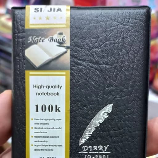 دفترچه یادداشت خارجی چرمی اس جی 2801 تکی