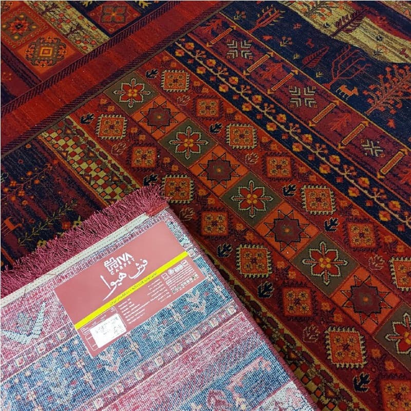 فرش ماشینی هیوا طرح بلوچ کد 220/3 — تصویر ۲