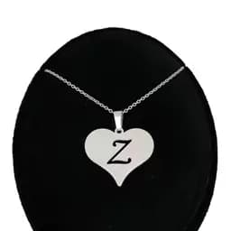 گردنبند نقره قلب حرف Z مدل Givi621 — تصویر ۵