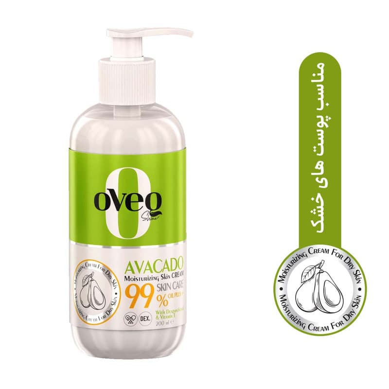 کرم مرطوب کننده اوک شاین مدل آووکادو حجم 200 میلی لیتر — تصویر ۲