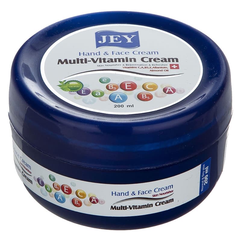کرم مغذی دست و صورت جی مدل Multi Vitamin مناسب انواع پوست حجم 200 میلی لیتر — تصویر ۳