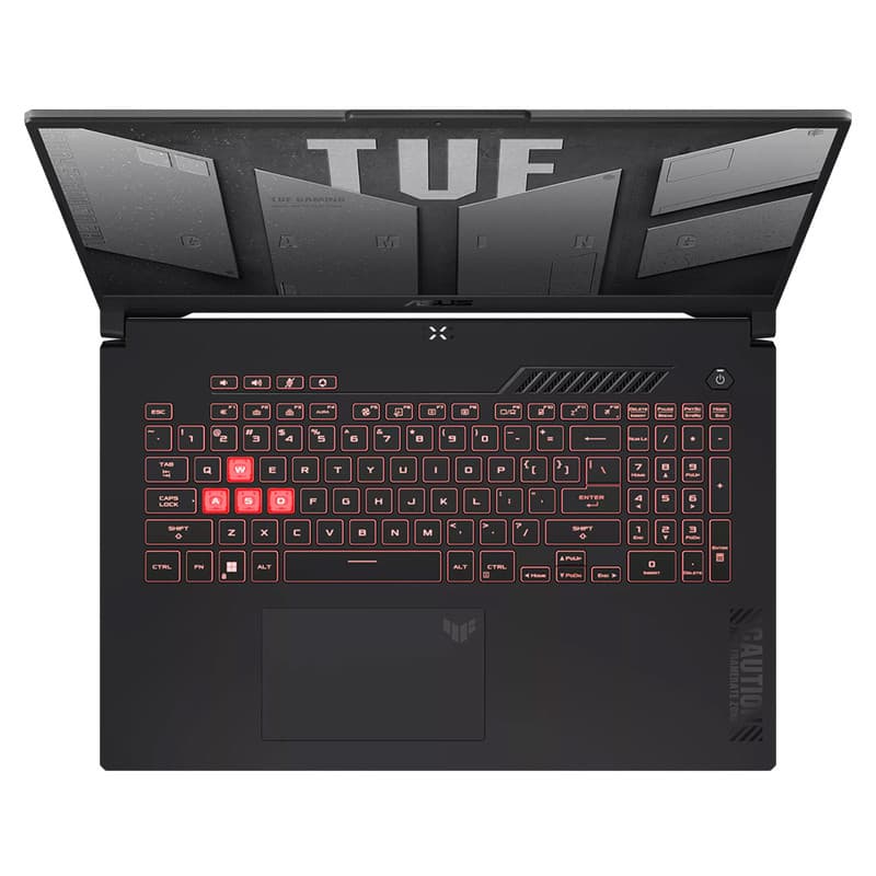 لپ‌تاپ 17.3 ایسوس مدل TUF Gaming A17 FA707NUG-Ryzen 7 7445HS-RTX4050 6GB-44GB DDR5 5600MHz-512GB SSD-FHD 144Hz - کاستوم شده — تصویر ۲