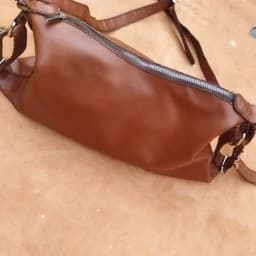 کیف زنانه دوشی چرم طبیعی بزی دست دوز قابل اجرا در رنگها و طرح مختلف — تصویر ۵