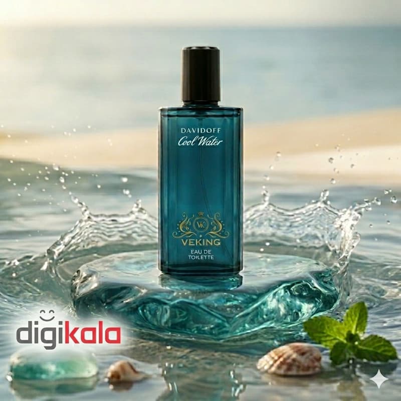 ادو تویلت مردانه وکینگ مدل COOL WATER با رایحه خنک حجم 125 میلی لیتر — تصویر ۳