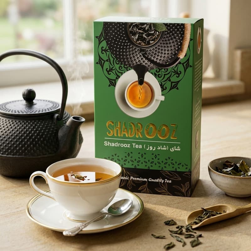 چای سبز ارگانیک لاهیجان شادروز - 250 گرم — تصویر ۳