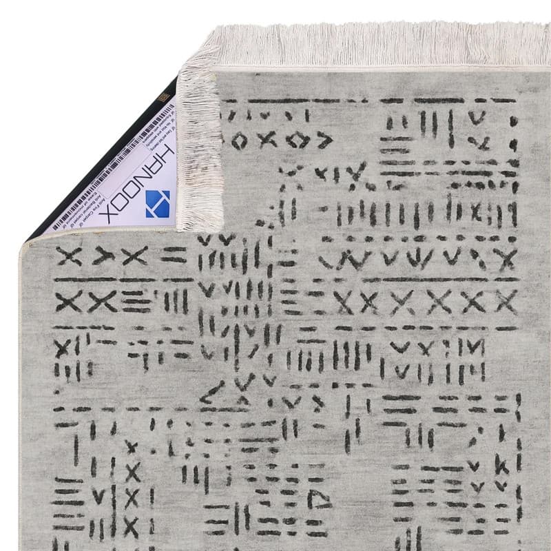 فرش ماشینی 1000 شانه زمینه طوسی حاشیه طوسی مدل مراکشی کد MHX.002.2 — تصویر ۵
