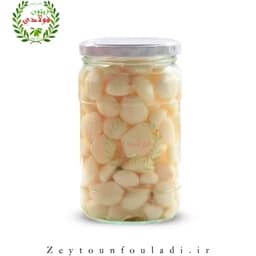ترشی سیر مرواریدی صدفی بدون بو 1 کیلویی (700گرم خالص) — تصویر ۳