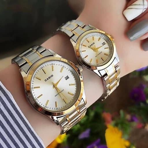 ساعت مچی کاسیو casio زنانه و مردانه قفل کلیپسی و دارای روز شمار — تصویر ۲