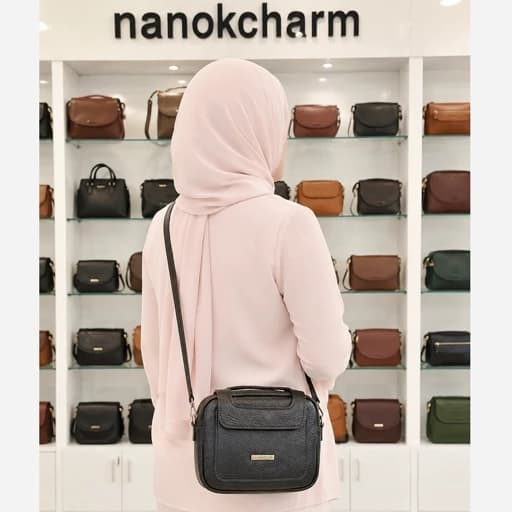 کیف زنانه و دخترانه چرم طبیعی گاوی.کیف کمری .کیف دوشی.نانوک چرم.لاکچری.هدیه