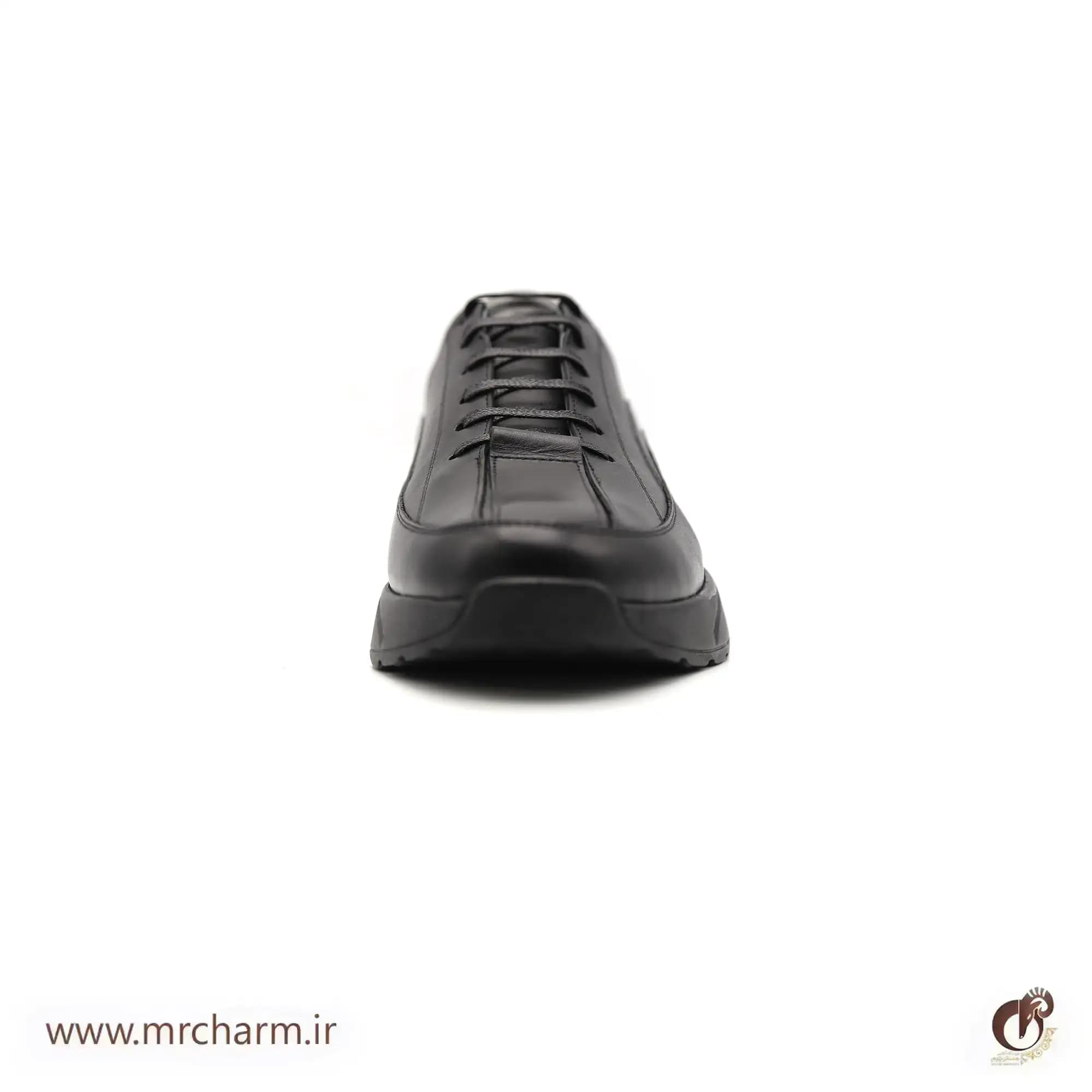 کفش چرم اسپرت مردانه مشکی mrc1121-08 — تصویر ۸