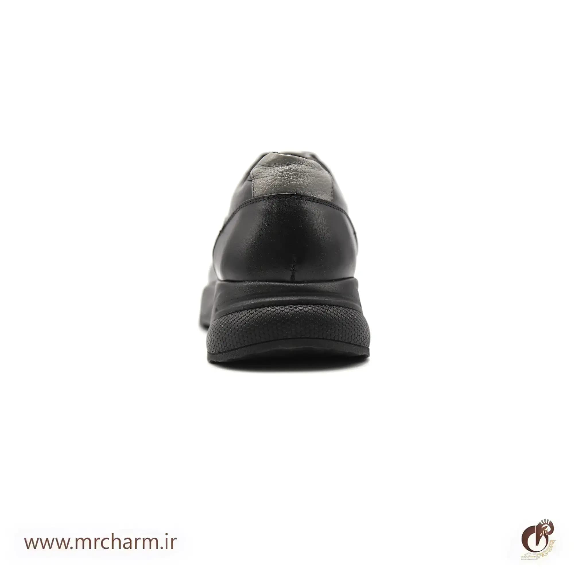 کفش چرم اسپرت مردانه مشکی mrc1121-08 — تصویر ۷