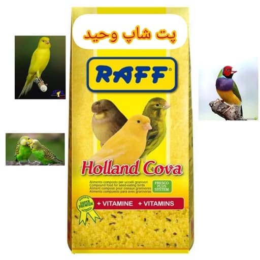 غذای تخم مرغی زرد راف ایتالیا100گرمی مناسب پرندکان