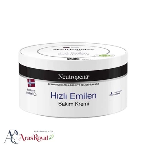 کرم دست و صورت نوتروژینا Neutrogena جذب سریع پوست خشک حجم 200 میل