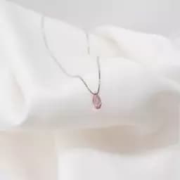 گردنبند نقره چلچراغ سواروسکی — تصویر ۳