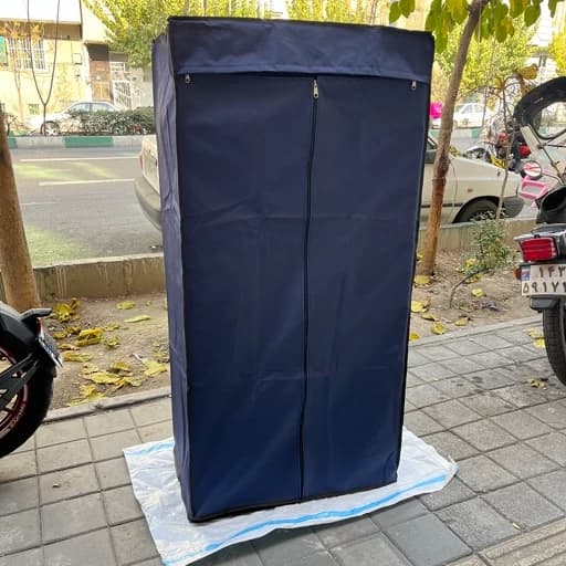 کمد لباس مدل جالباسی برزنتی با اسکلت تمام فلزی مناسب مانتو شال روسری تیشرت شلوار کد1