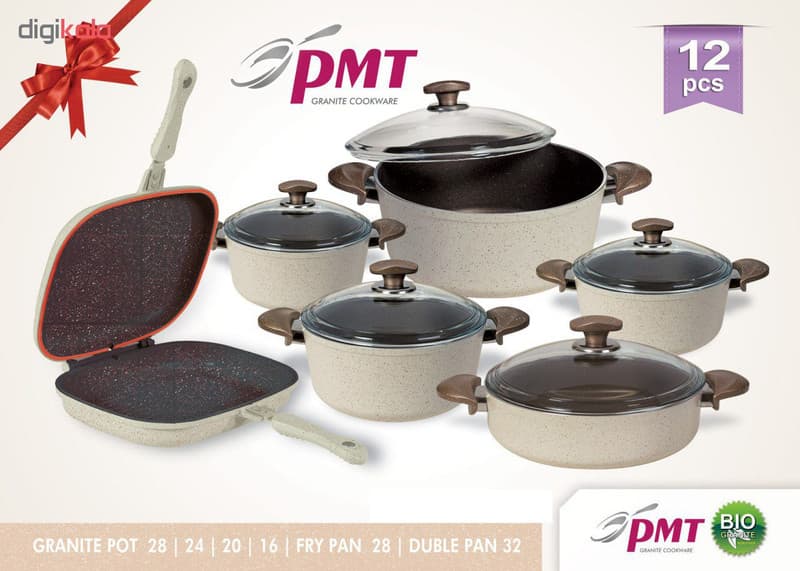 سرویس پخت و پز 12 پارچه پی ام تی کد pm1200 — تصویر ۶