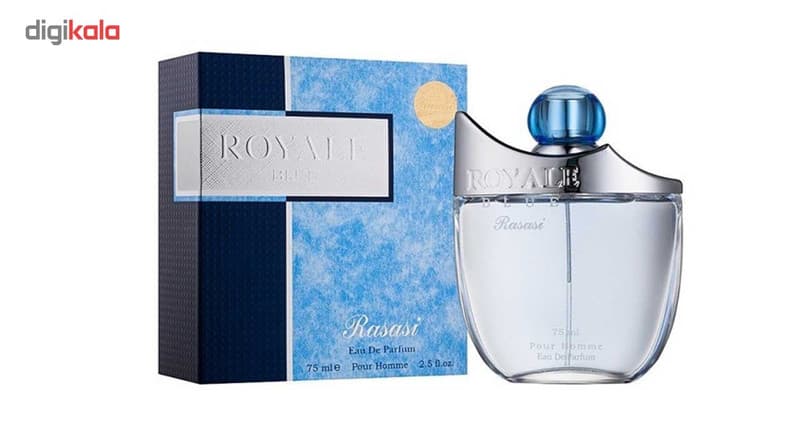 ادوپرفیوم مردانه رصاصی مدل Royale Blue حجم 75 میلی لیتر — تصویر ۳