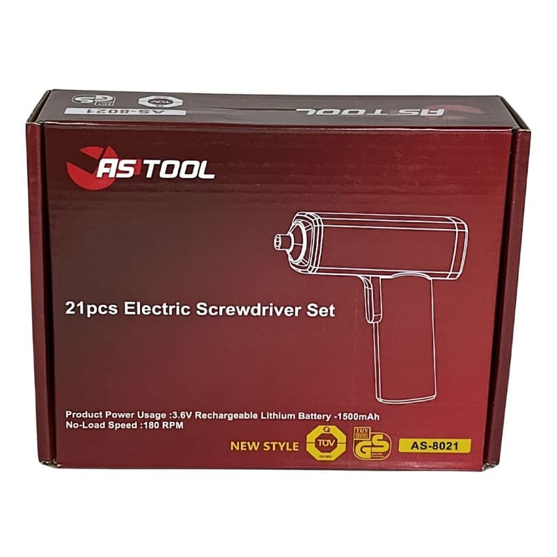 پیچ گوشتی شارژی 3.6 ولت دیتا کانکت مدل AS-8021 — تصویر ۴
