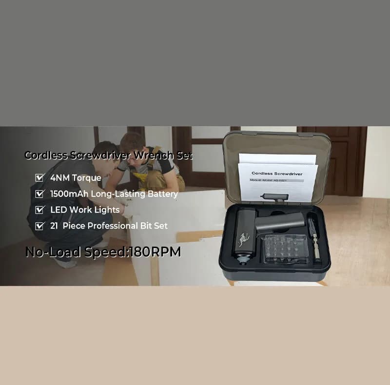 پیچ گوشتی شارژی 3.6 ولت دیتا کانکت مدل AS-8021 — تصویر ۷