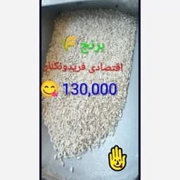 برنج خوشپخت فریدونکنار (20کیلویی)ارسال رایگان — تصویر ۳