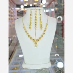 گردنبند نقره طرح تراش ابکاری طلا کد. 24 — تصویر ۳